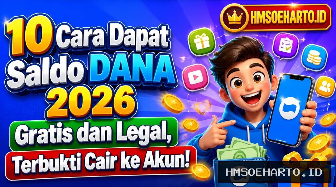 10 Cara Dapat Saldo DANA 2026 Gratis dan Legal, Terbukti Cair ke Akun!