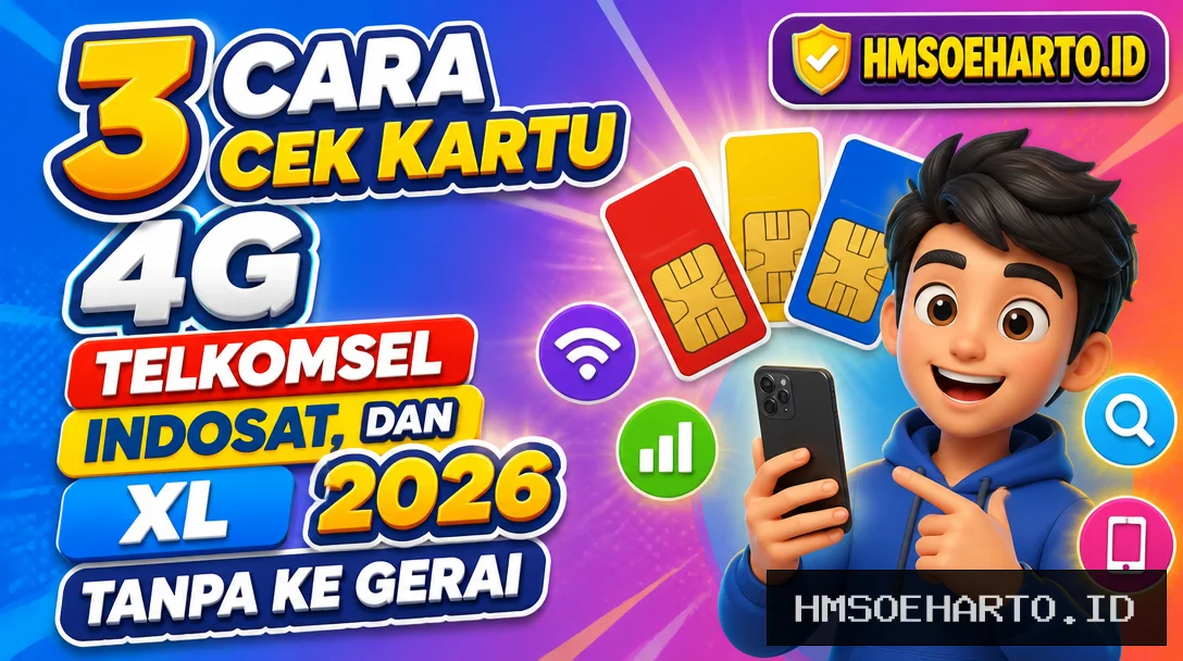 3 Cara Cek Kartu 4G Telkomsel, Indosat, dan XL 2026 Tanpa ke Gerai
