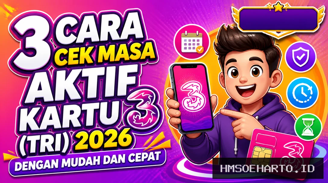 3 Cara Cek Masa Aktif Kartu 3 (Tri) 2026 dengan Mudah dan Cepat