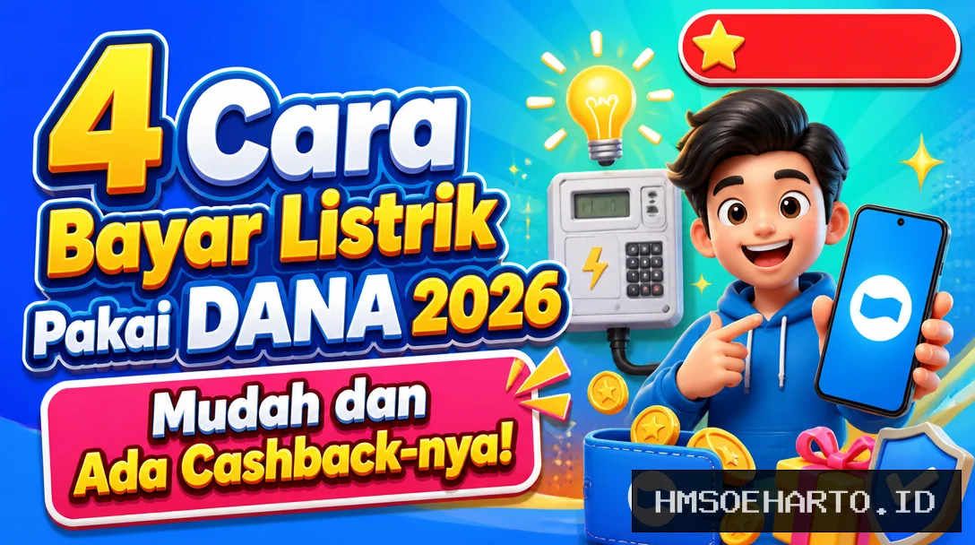 4 Cara Bayar Listrik Pakai DANA 2026, Mudah dan Ada Cashback-nya!