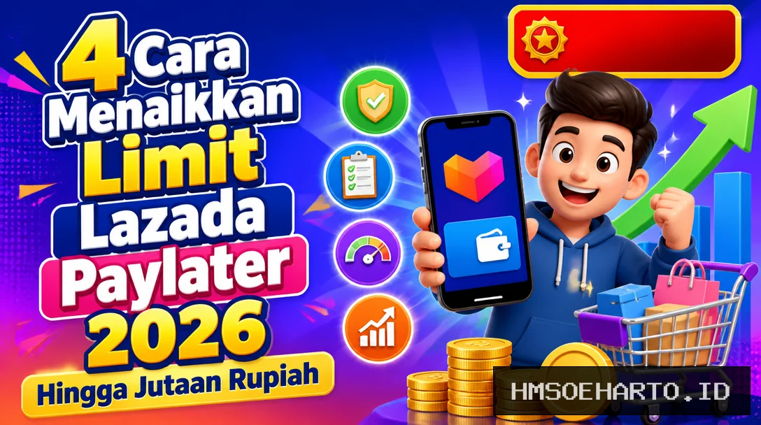 4 Cara Menaikkan Limit Lazada Paylater 2026 Hingga Jutaan Rupiah