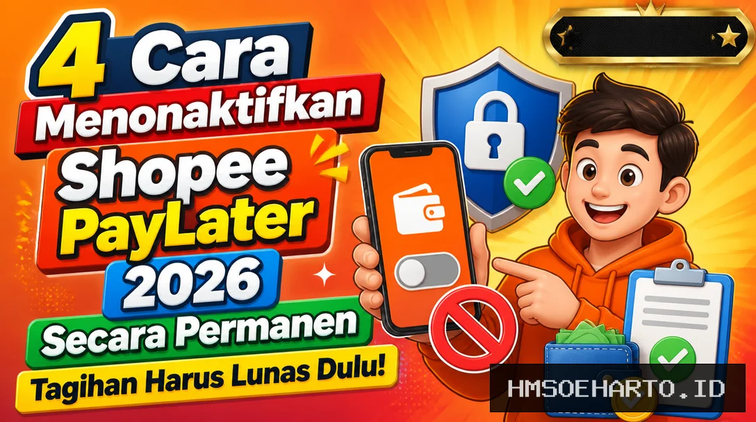 4 Cara Menonaktifkan Shopee PayLater 2026 Secara Permanen, Tagihan Harus Lunas Dulu!