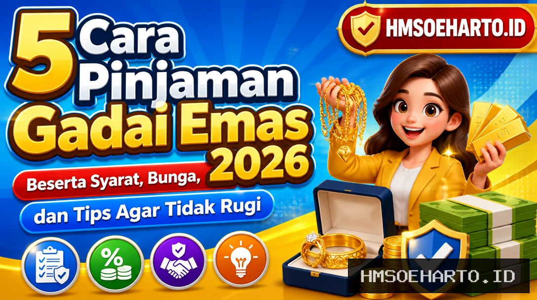 5 Cara Pinjaman Gadai Emas 2026 Beserta Syarat, Bunga, dan Tips Agar Tidak Rugi