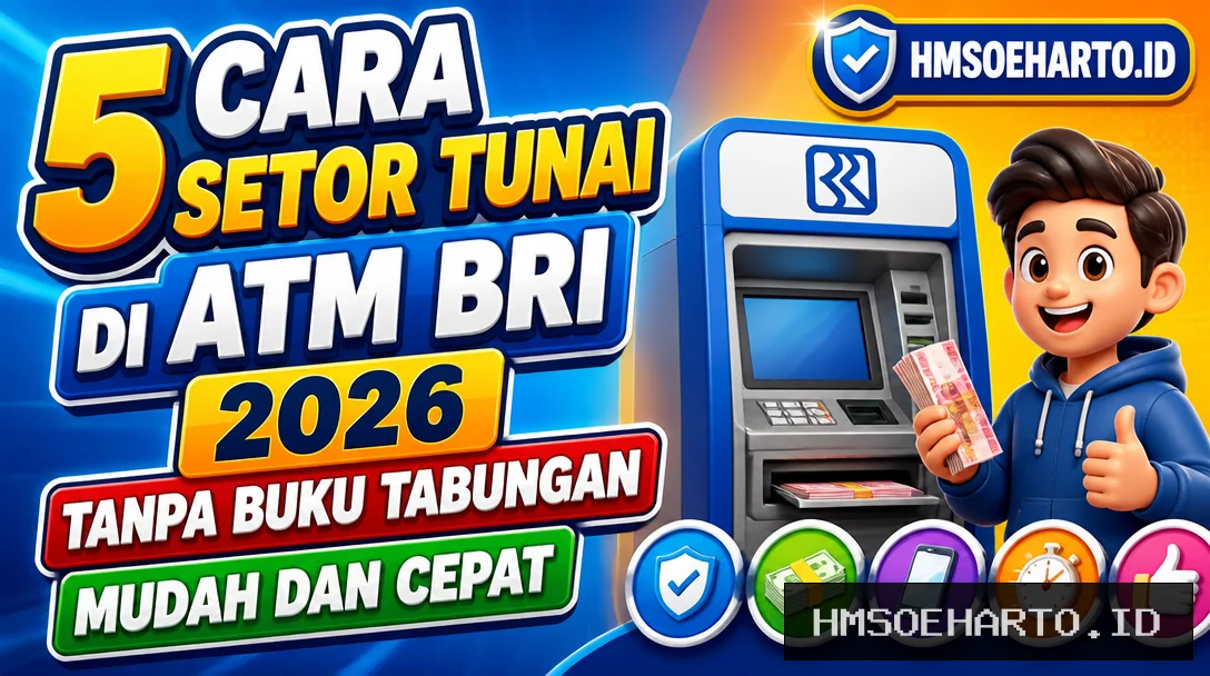 5 Cara Setor Tunai di ATM BRI 2026 Tanpa Buku Tabungan, Mudah dan Cepat