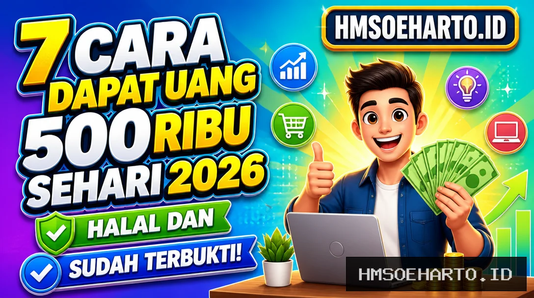 7 Cara Dapat Uang 500 Ribu Sehari 2026, Halal dan Sudah Terbukti!