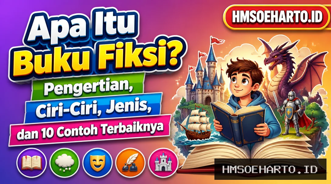 Apa Itu Buku Fiksi? Pengertian, Ciri-Ciri, Jenis, dan 10 Contoh Terbaiknya