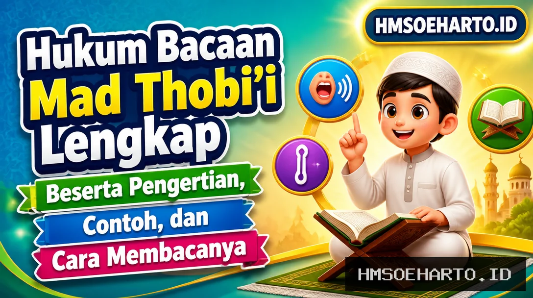 Hukum Bacaan Mad Thobi’i Lengkap Beserta Pengertian, Contoh, dan Cara Membacanya