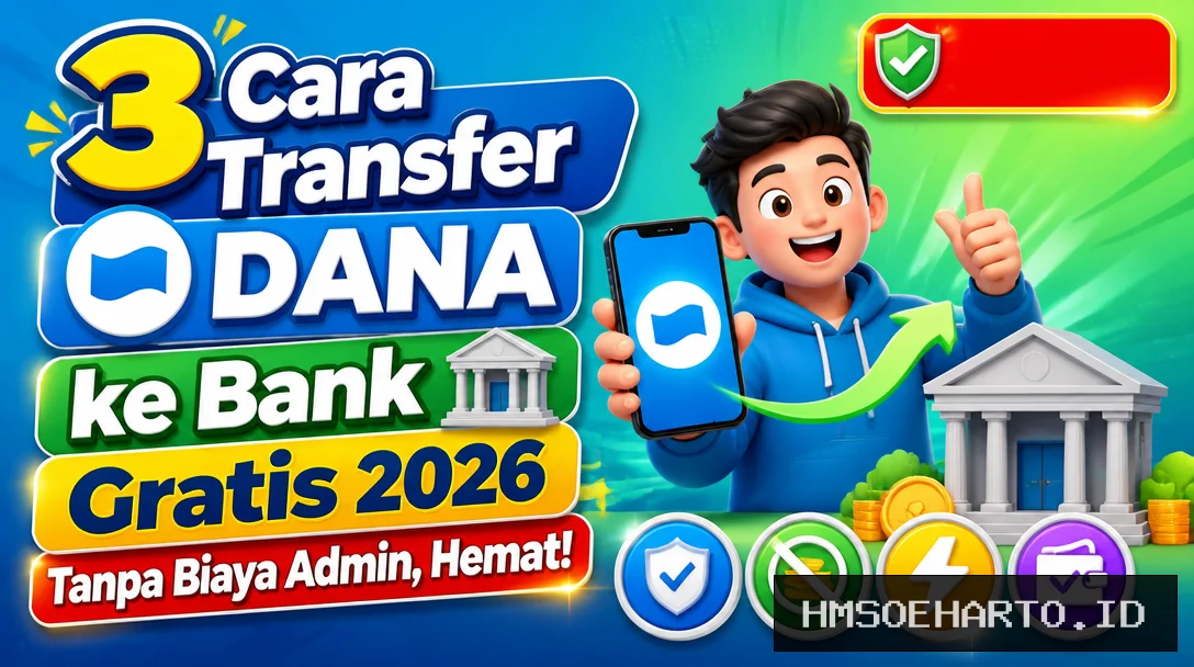 3 Cara Transfer DANA ke Bank Gratis 2026 Tanpa Biaya Admin, Hemat!