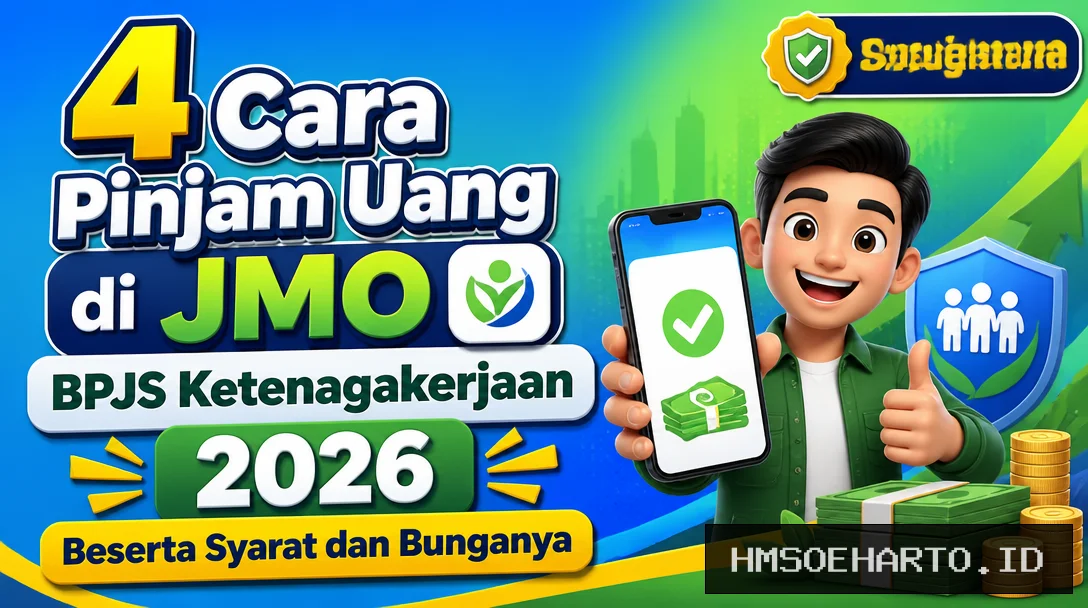 4 Cara Pinjam Uang di JMO BPJS Ketenagakerjaan 2026 Beserta Syarat dan Bunganya