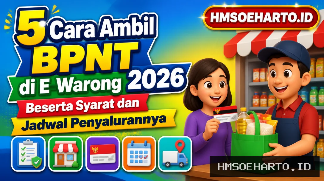 5 Cara Ambil BPNT di E-Warong 2026 Beserta Syarat dan Jadwal Penyalurannya