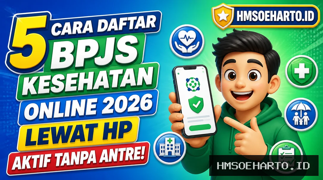 5 Cara Daftar BPJS Kesehatan Online 2026 Lewat HP, Aktif Tanpa Antre!