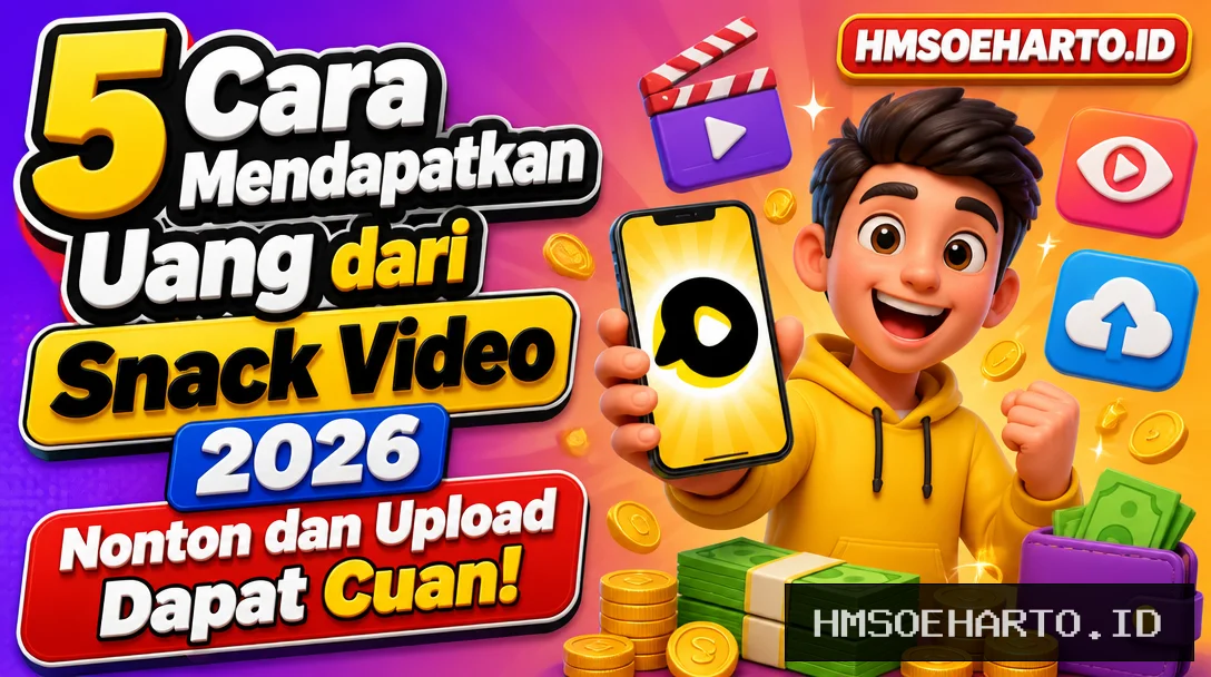 5 Cara Mendapatkan Uang dari Snack Video 2026, Nonton dan Upload Dapat Cuan!