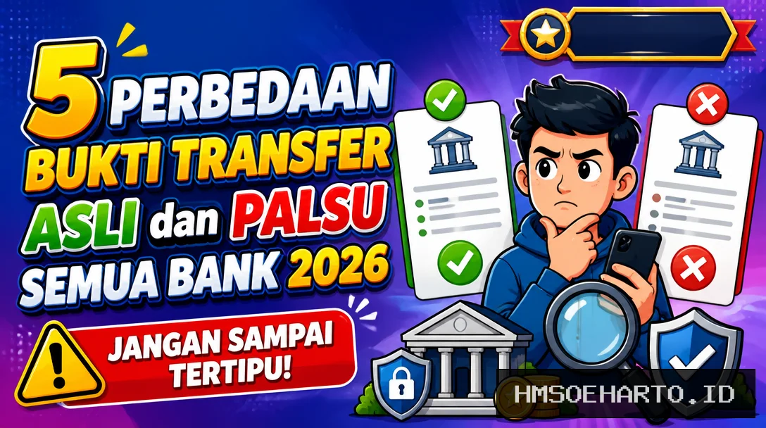 5 Perbedaan Bukti Transfer Asli dan Palsu Semua Bank 2026, Jangan Sampai Tertipu!
