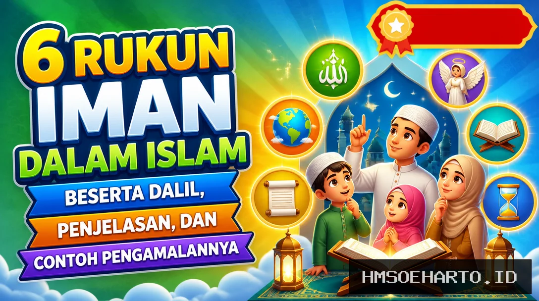 6 Rukun Iman dalam Islam Beserta Dalil, Penjelasan, dan Contoh Pengamalannya