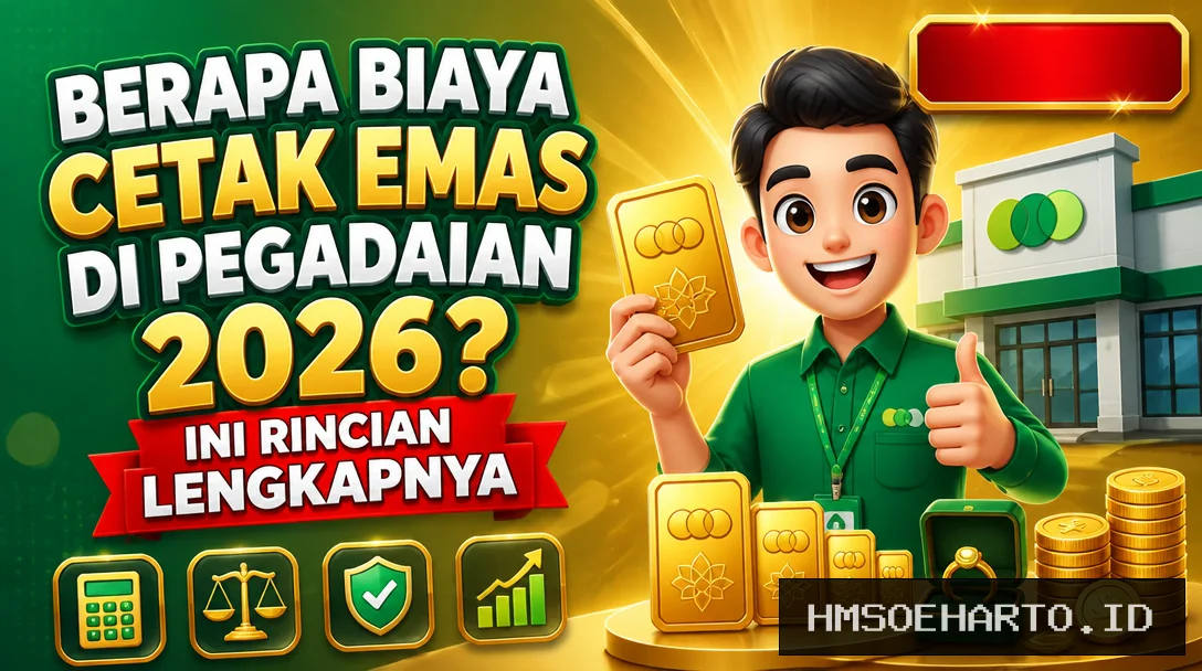 Berapa Biaya Cetak Emas di Pegadaian 2026? Ini Rincian Lengkapnya
