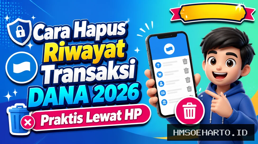 Cara Hapus Riwayat Transaksi DANA 2026, Praktis Lewat HP