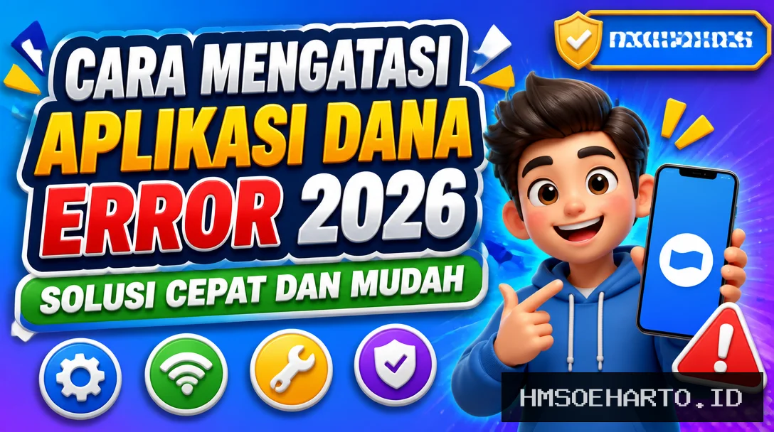 Cara Mengatasi Aplikasi DANA Error 2026, Solusi Cepat dan Mudah