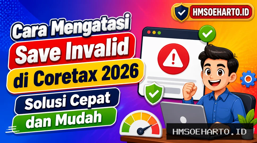 Cara Mengatasi Save Invalid di Coretax 2026, Solusi Cepat dan Mudah