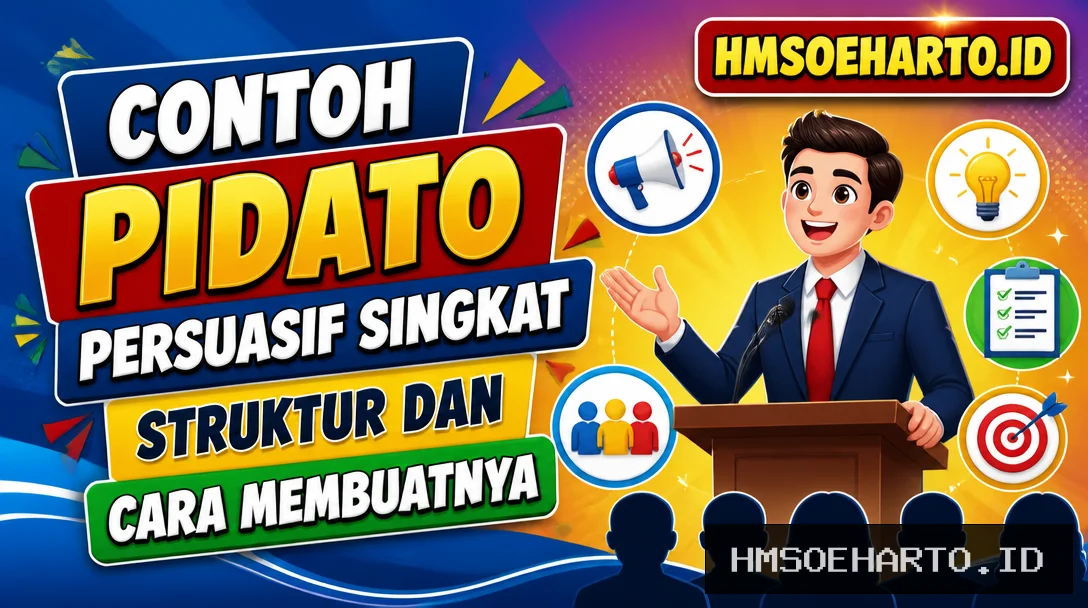 Contoh Pidato Persuasif Singkat, Struktur dan Cara Membuatnya