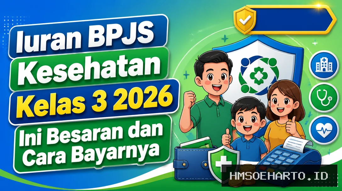Iuran BPJS Kesehatan Kelas 3 2026, Ini Besaran dan Cara Bayarnya