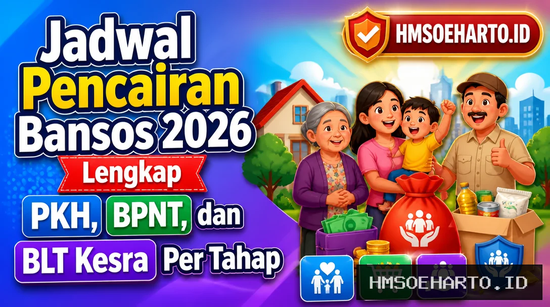 Jadwal Pencairan Bansos 2026 Lengkap, PKH, BPNT, dan BLT Kesra Per Tahap