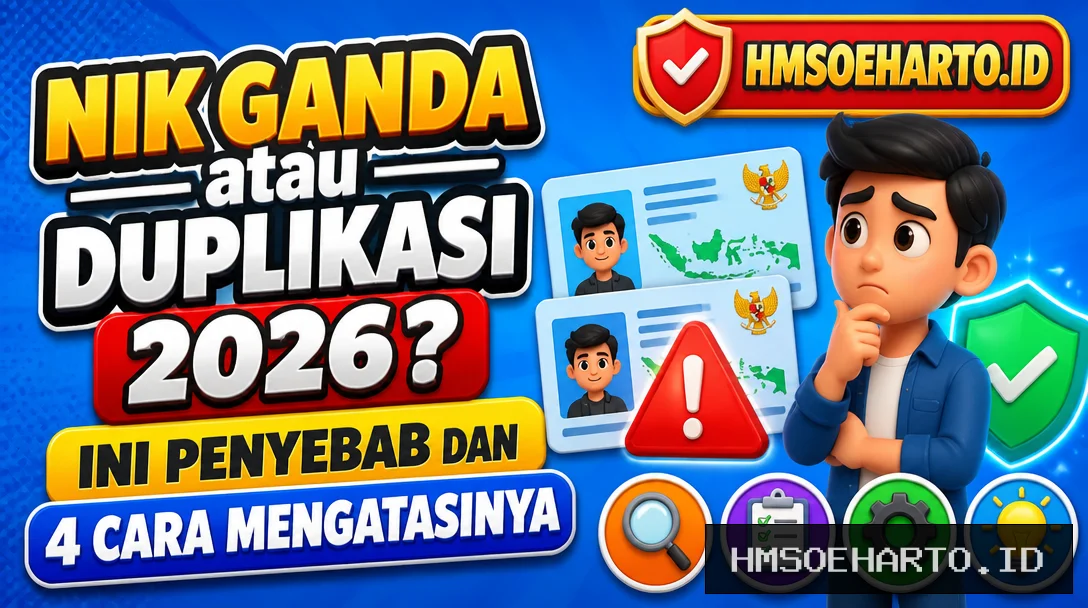 NIK Ganda atau Duplikasi 2026? Ini Penyebab dan 4 Cara Mengatasinya