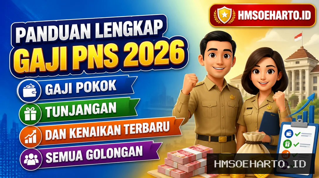 Panduan Lengkap Gaji PNS 2026, Gaji Pokok, Tunjangan, dan Kenaikan Terbaru Semua Golongan