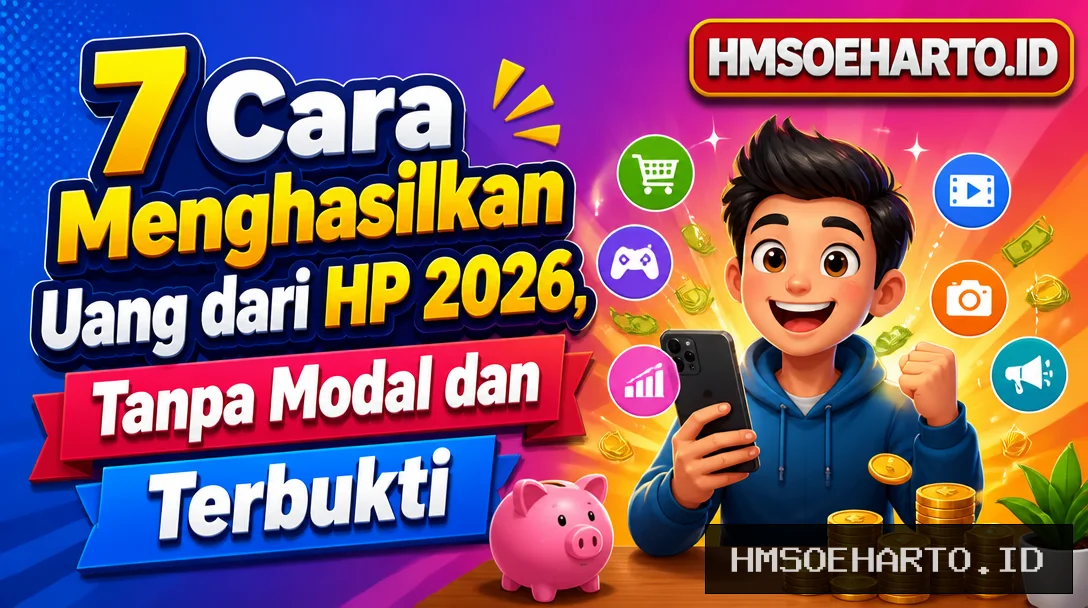 7 Cara Menghasilkan Uang dari HP 2026, Tanpa Modal dan Terbukti