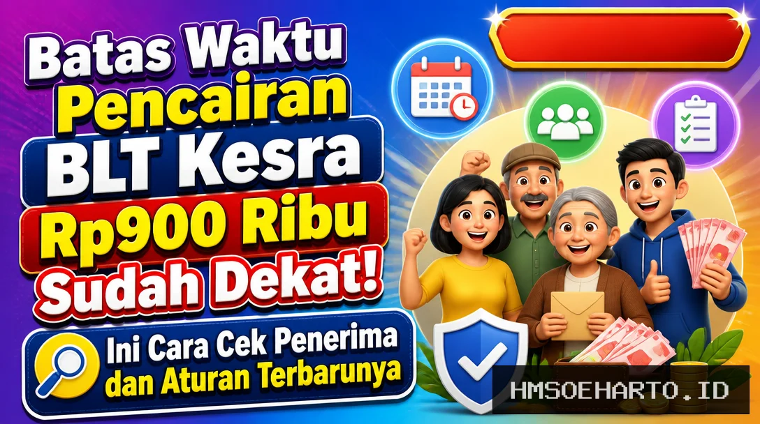 Batas Waktu Pencairan BLT Kesra Rp900 Ribu Sudah Dekat! Ini Cara Cek Penerima dan Aturan Terbarunya