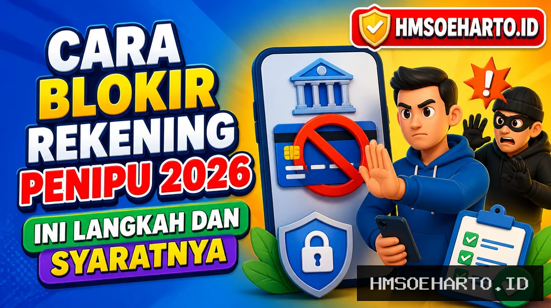 Cara Blokir Rekening Penipu 2026, Ini Langkah dan Syaratnya