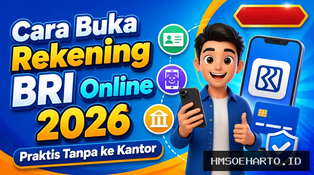 Cara Buka Rekening BRI Online 2026, Praktis Tanpa ke Kantor