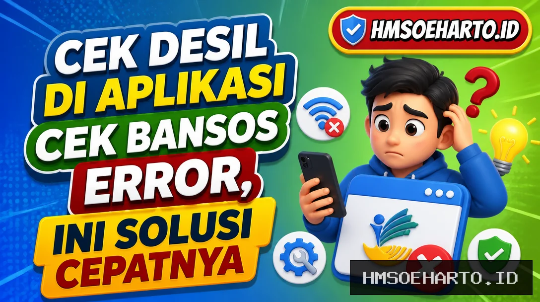 Cek Desil di Aplikasi Cek Bansos Error, Ini Solusi Cepatnya